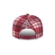 Arkansas New Era 950 Plaid Statement Flat Bill Snapback Cap